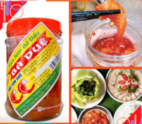 Tôm chua bà duệ 400g đặc sản huế