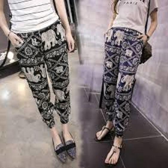 [HCM]QUẦN BAGGY HỌẠ TIẾT THỔ CẨM VẢI MỊN THOÁNG MÁTTHẤM HÚT MỒ HÔI TỐT