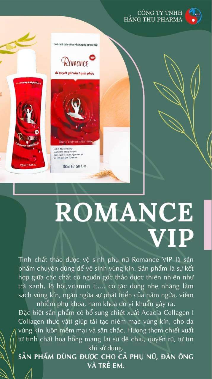 dung dịch vệ sinh Romance VIP