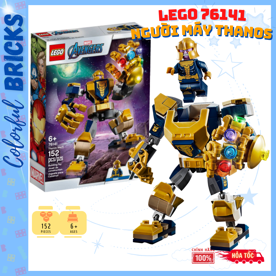 Lego 76141 người máy thanos - lego marvel chính hãng