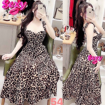 [HCM]ĐẦM MAXI DA BEO