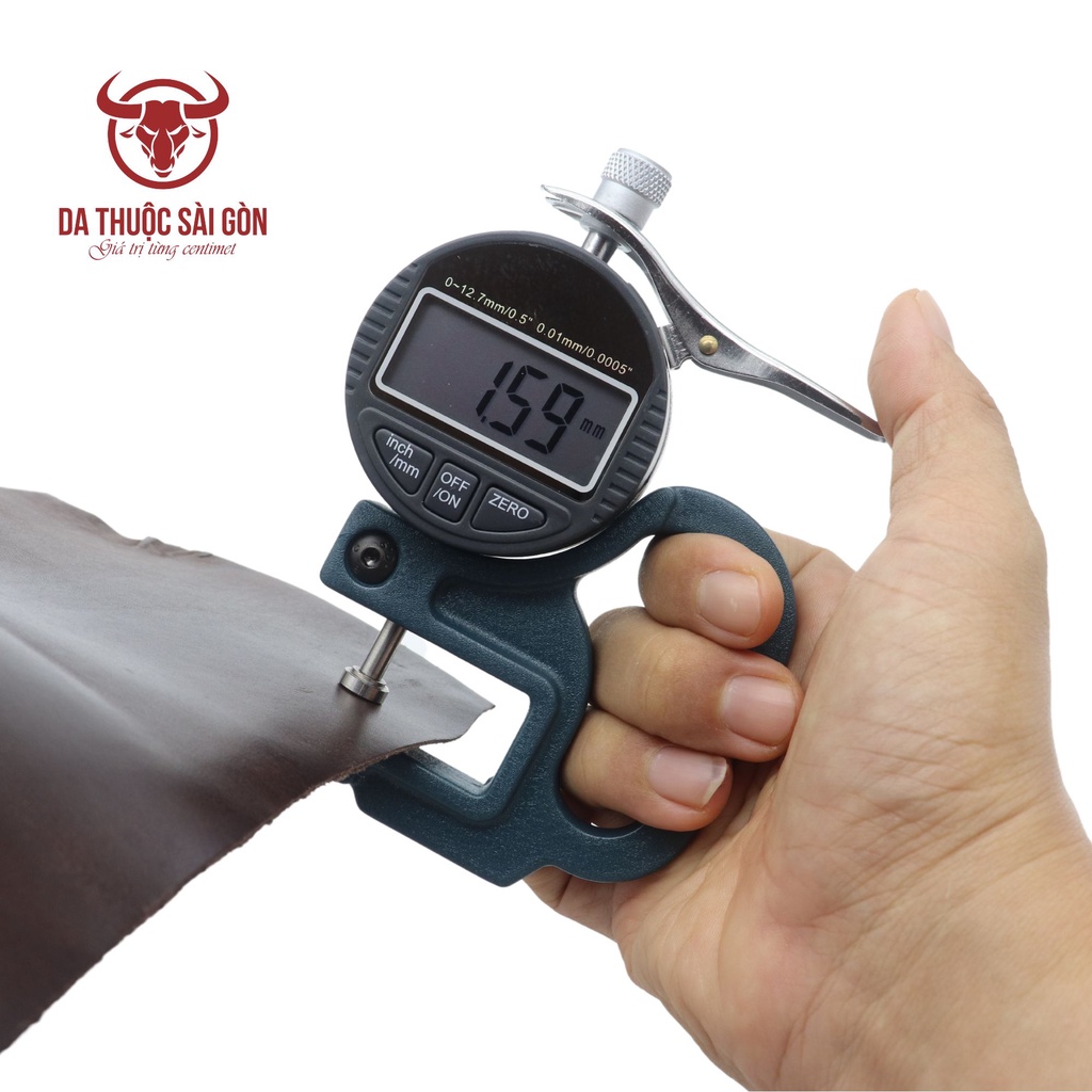 Thước đo độ dày điện tử đo da thuộc, vải, trang sức, giấy, dây điện - 03