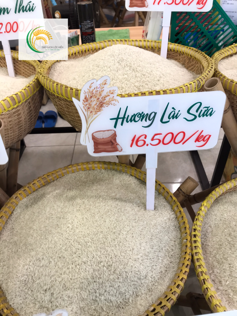 Gạo hương lài sữa cho cơm thơm nhẹ mùi sữa, dẻo, mềm