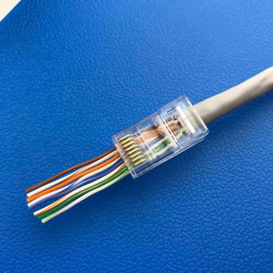 HẠT BẤM MẠNG XUYÊN THẤU- hạt mạng J45 ( 100 PC)