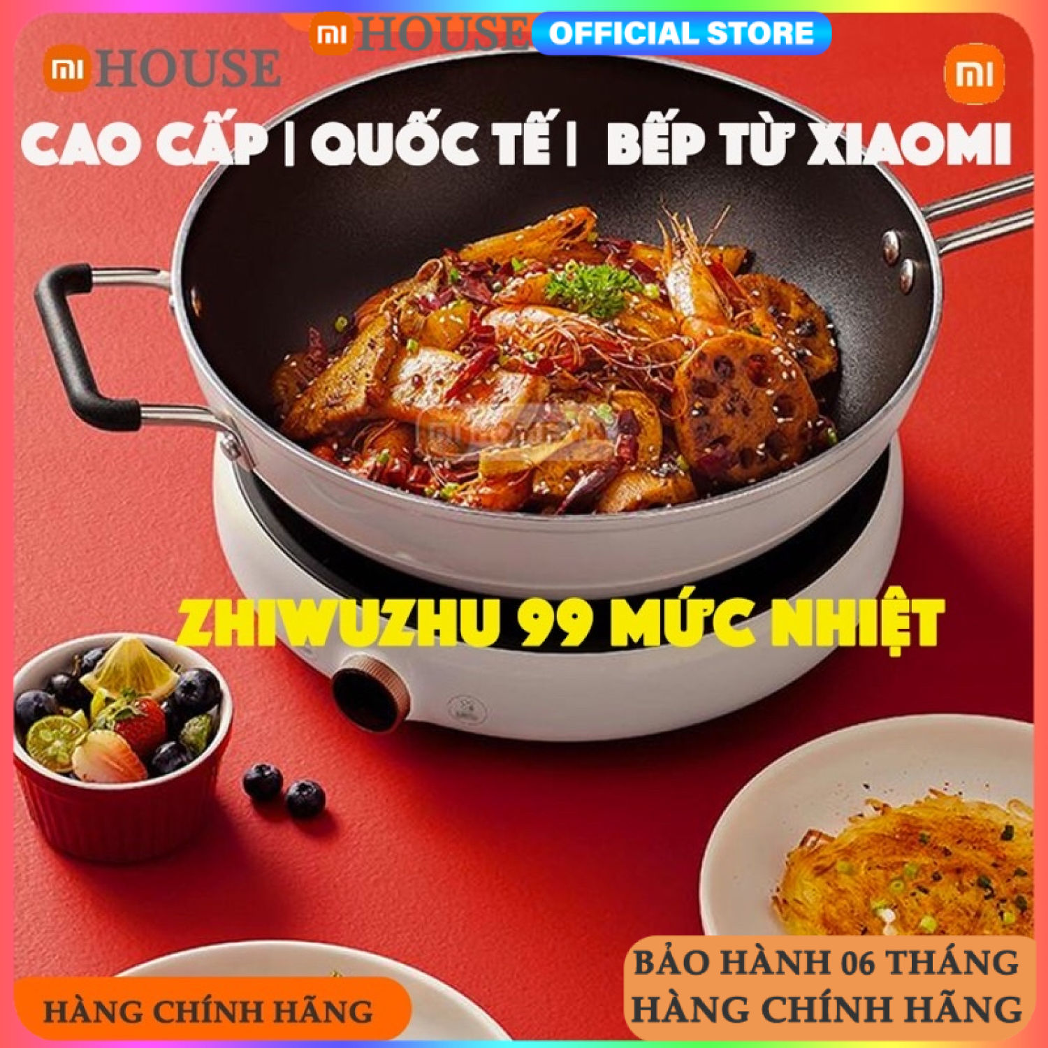 Bếp từ 99 mức nhiệt | bếp điện từ mijia youth lite version 2 - bếp từ xiaomi zhiwuzhu - mihouse