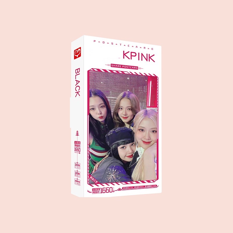 Postcard Blackpink hộp ảnh kèm lomo xinh xắn