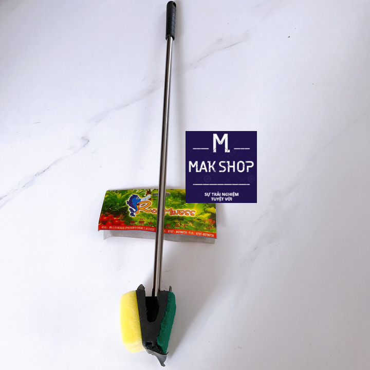 Cây, Dụng Cụ Cọ Rửa, Chà Hồ Cá 52cm 2 Mặt Mịn Và Thô, Cho Hồ Cá Cảnh, Hồ Thủy Sinh Và Các Hồ Cá Khác