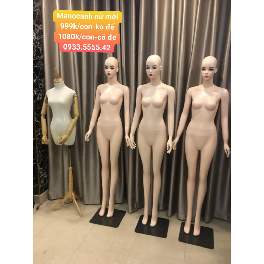 Manocanh nữ mặt baby giá rẻ có 2 màu trắng-da