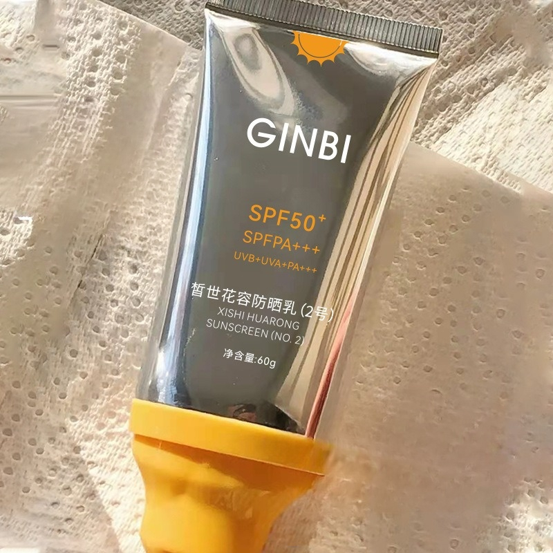 Kem Chống Nắng Kiềm dầu nâng tone sáng da Ginbi Kem chống nắng trắng da GINBI nâng tông SPF 50"