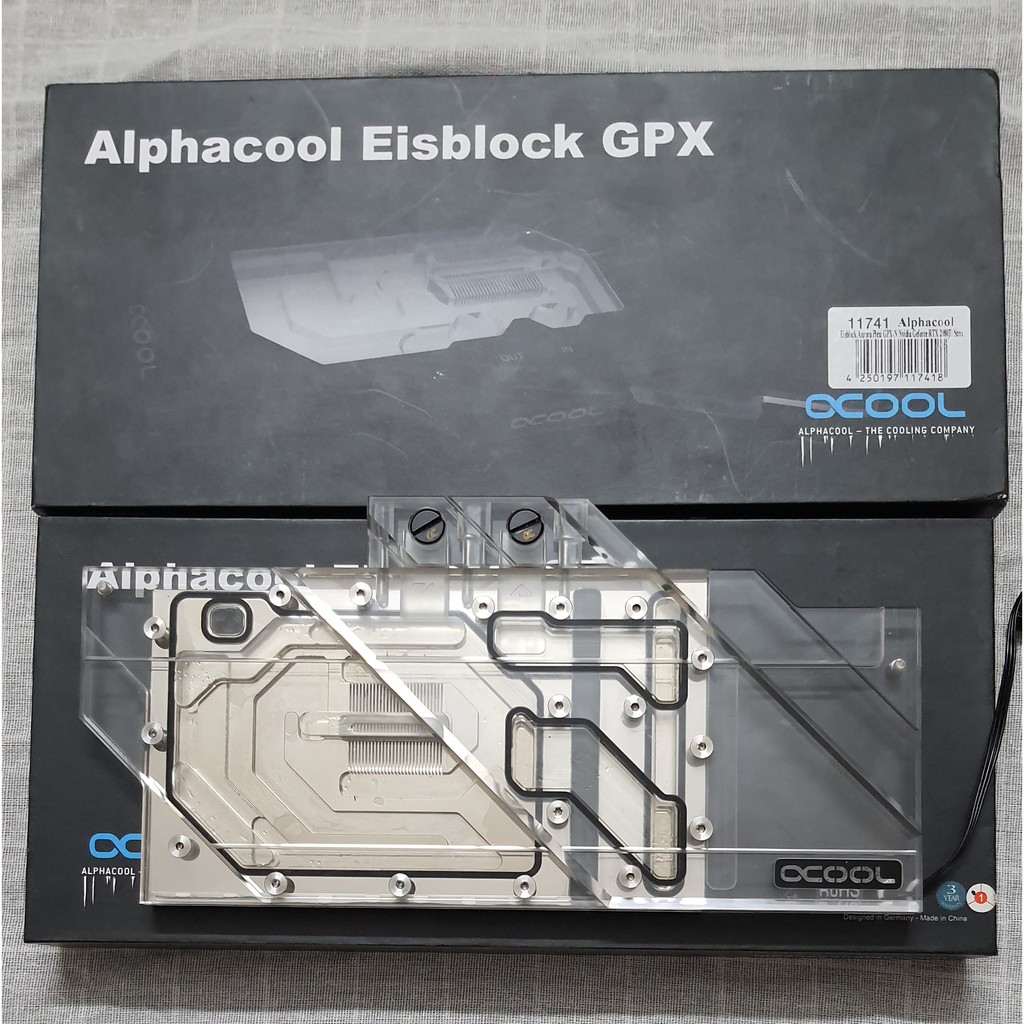 Tấm truyền nhiệt Block VGA Alphacool Eisblock Aurora Plexi GPX-N RTX 2080Ti Strix