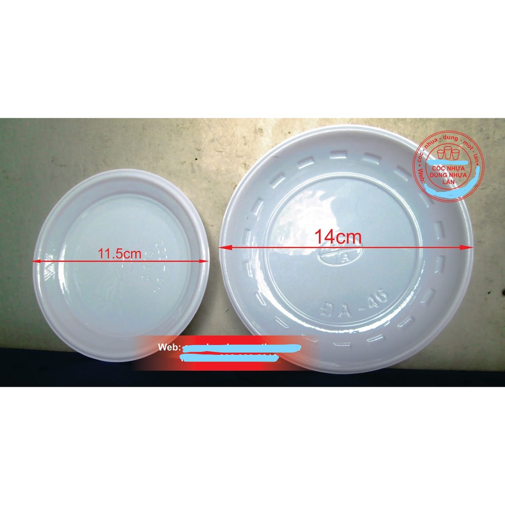Combo 50 chiếc đĩa dùng 1 lần các cỡ