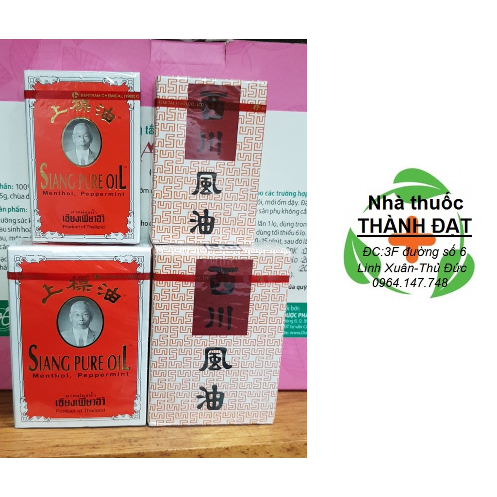 [Lấy mã giảm thêm 30%](lẻ 1 chai) Dầu gió Thái Lan đỏ - trắng