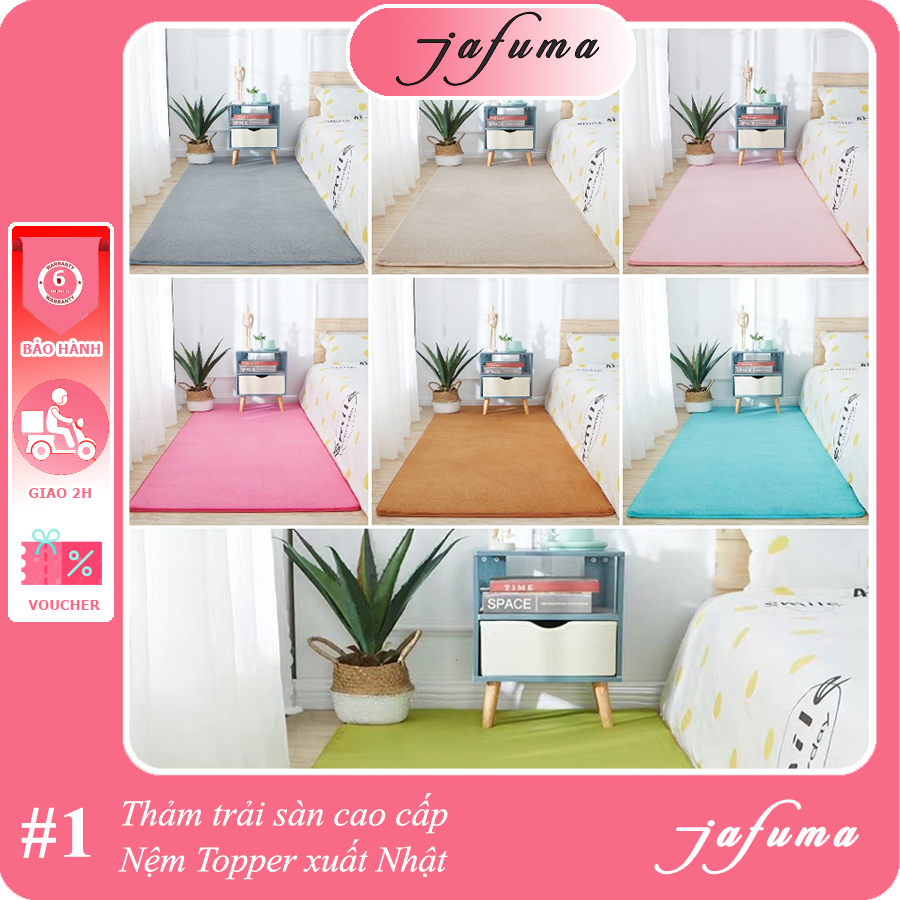 Thảm trải sàn trải sàn phòng ngủ, thảm trải sàn phòng khách Nhung Nỉ cực an toàn cho bé kích thước 1m6 x2m và 1m6 x1m [20 MÀU]