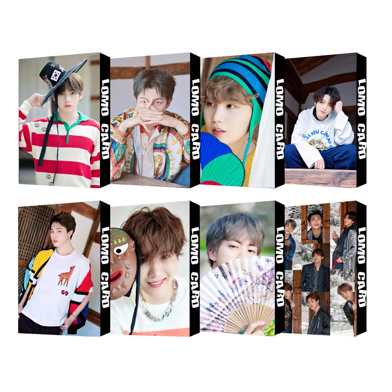 Lomo card BTS từng thành viên hộp ảnh 30 tấm