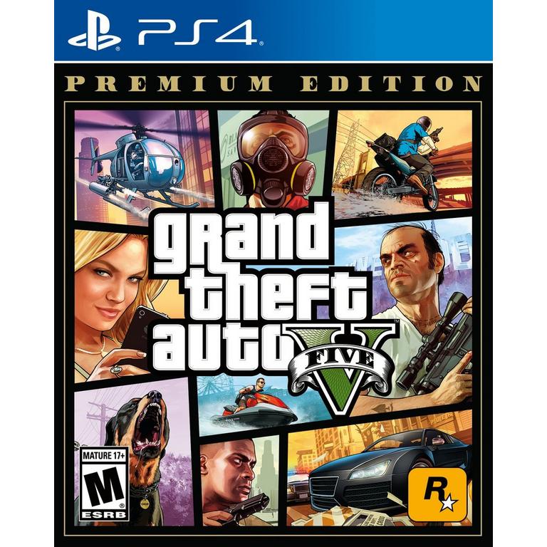 Đĩa game Ps4 :Grand Thieft Auto V Premium Edition(GTA5)