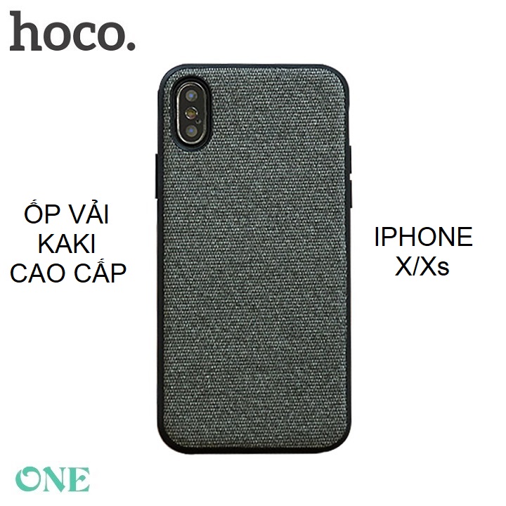 Ốp lưng vải cao cấp hoco dùng cho dòng iphone X