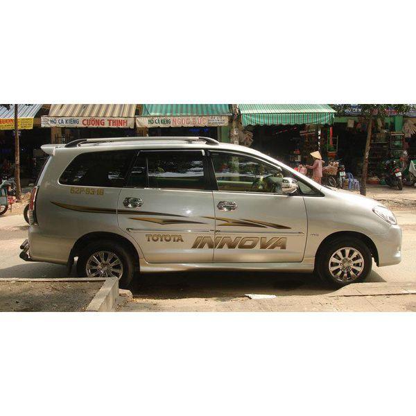 Tem dán sườn xe innova
