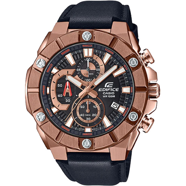 Đồng hồ nam dây da CA$IO EDIFICEO EFR569BL - 2AV size 44mm fullbox mặt kính Hardlex Glass chống nước chống va đập cao cấp hàng hiệu