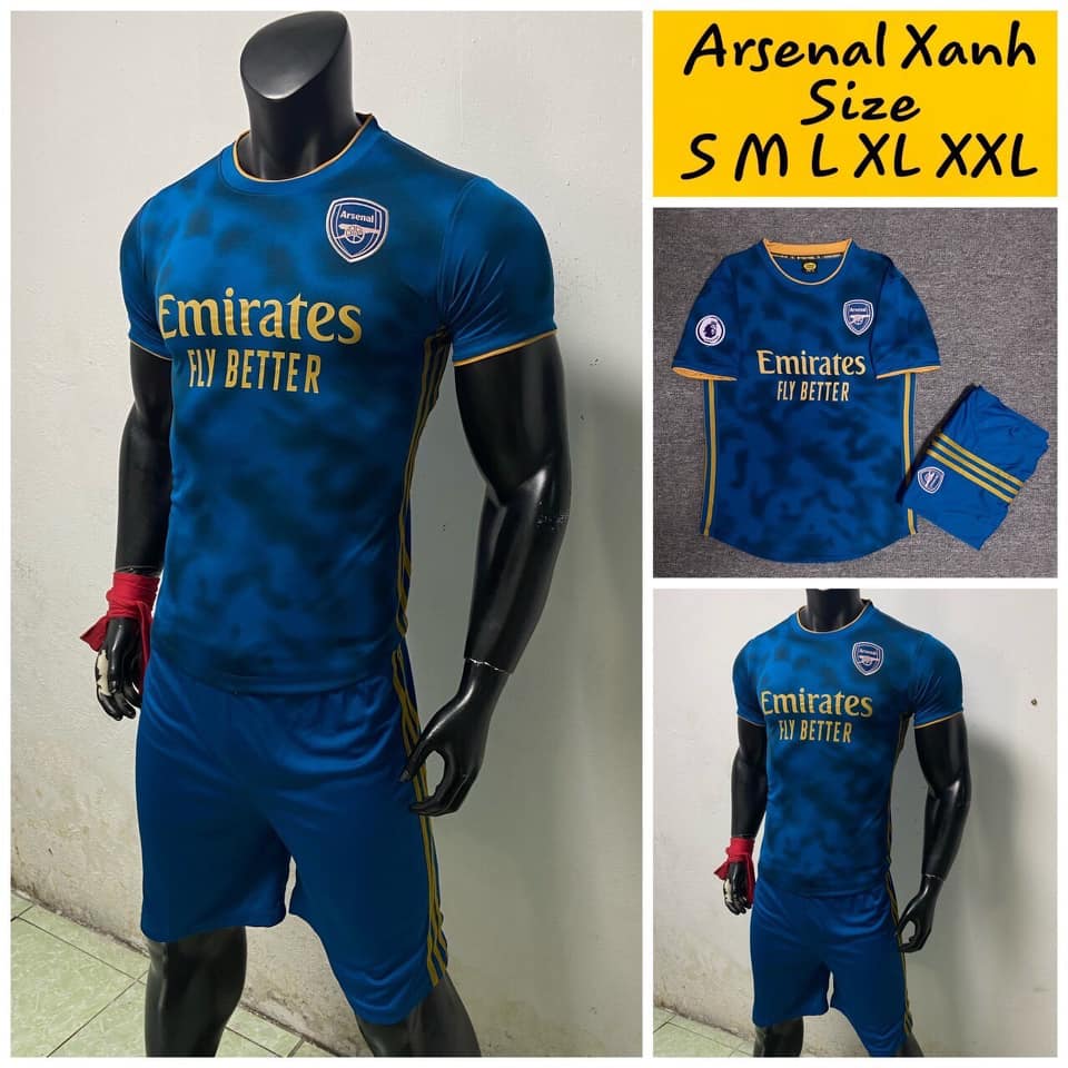 [CÓ SIZE XXL}ÁO BÓNG ĐÁ CLB ARSENAL MỚI NHẤT 2020