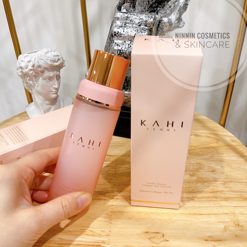 Xịt khoáng KAHI SEOUL tinh chất collagen cá hồi dưỡng ẩm cải thiện nếp nhăn Hàn Quốc 60ml