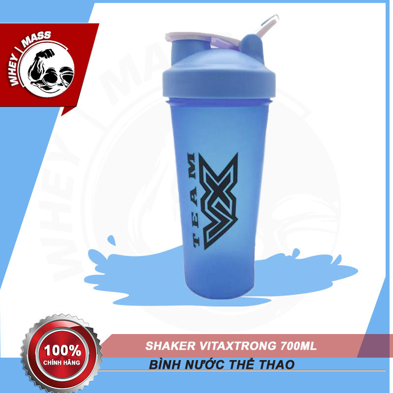 Bình nước thể thao gym shaker vitaxtrong 700ml