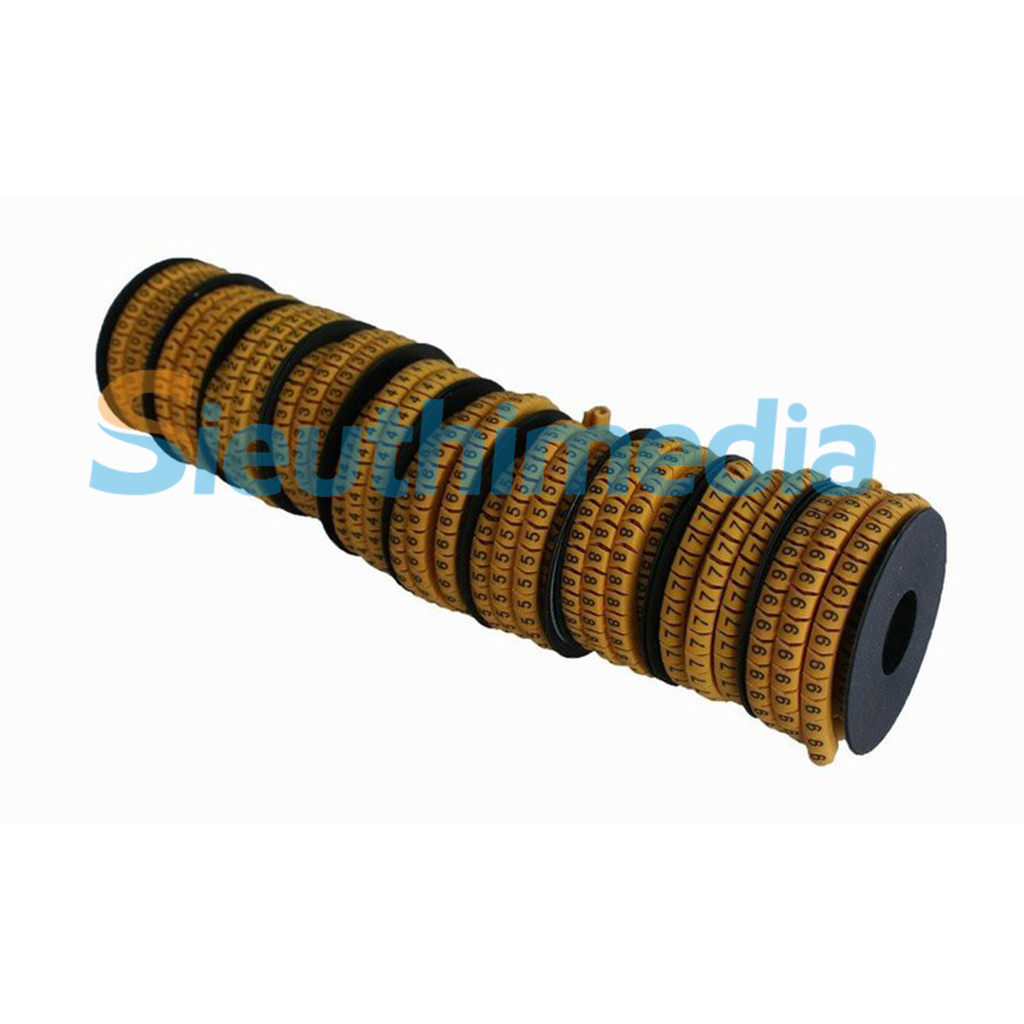 Vòng đánh số dây mạng cat5 cat5e cat6, vòng đánh số cáp mạng, khoen cao su đánh số dây cáp mạng