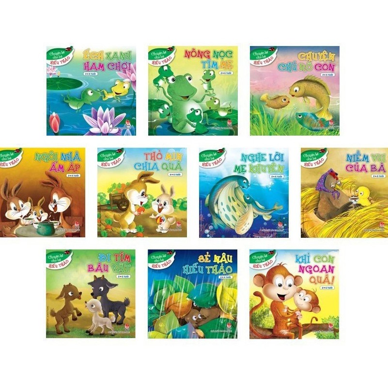 Sách - chuyện kể cho bé hiếu thảo - trọn bộ 10 cuốn - nxb kim đồng