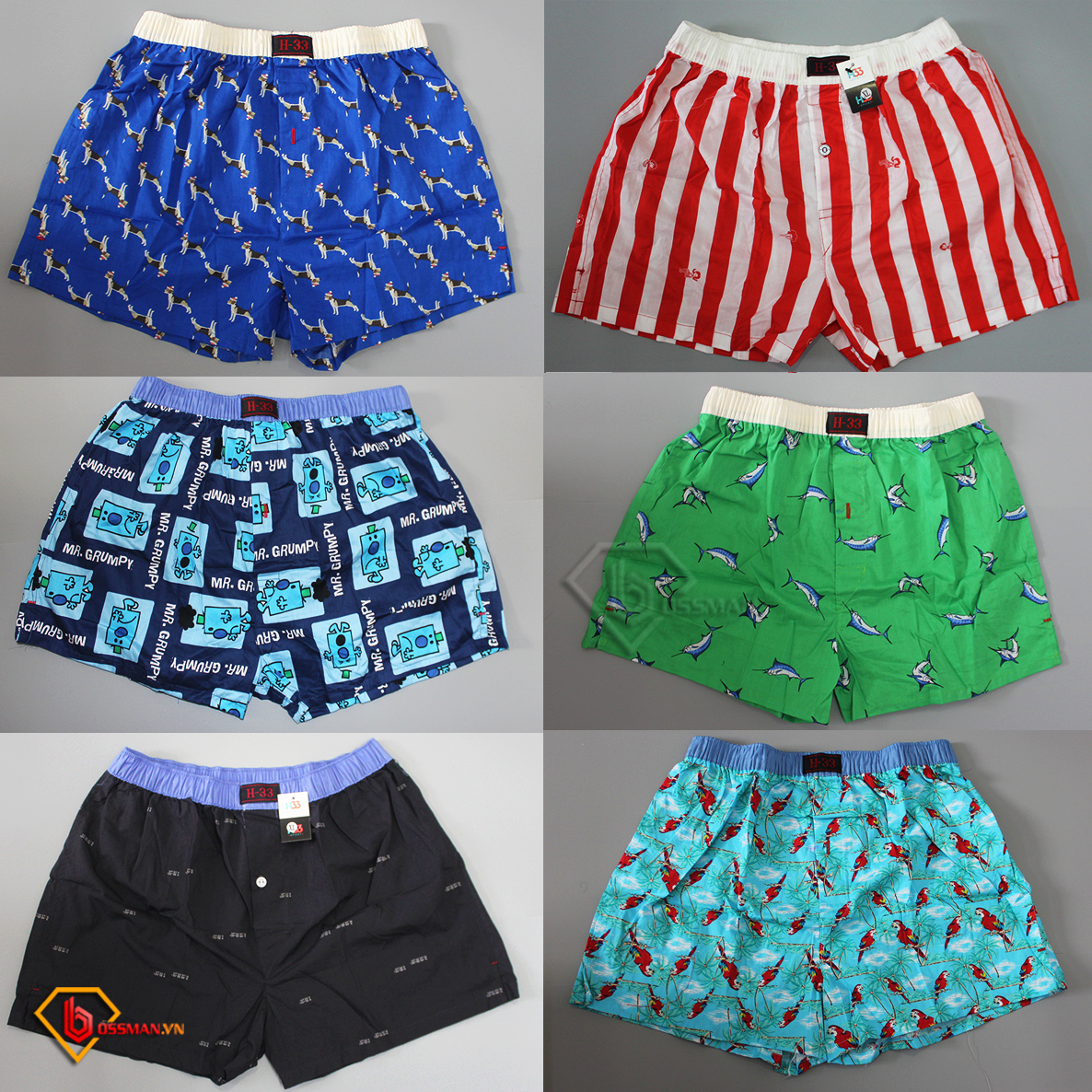 COMBO 3 Quần Đùi Nam - Quần Ngủ Nam - Mặc nhà H.33