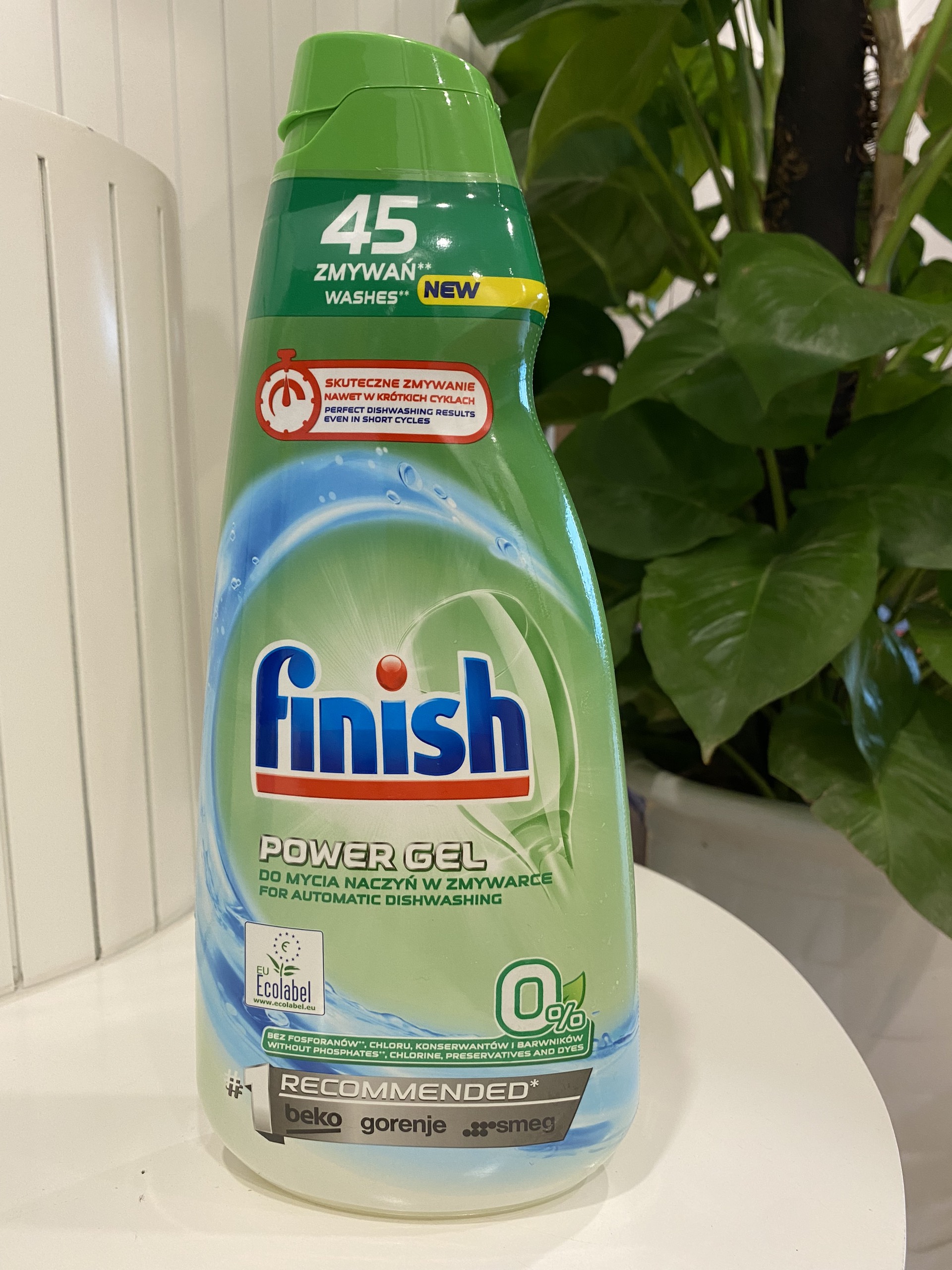 Gel rửa bát finish eco 0% 900ml/chai - chính hãng.