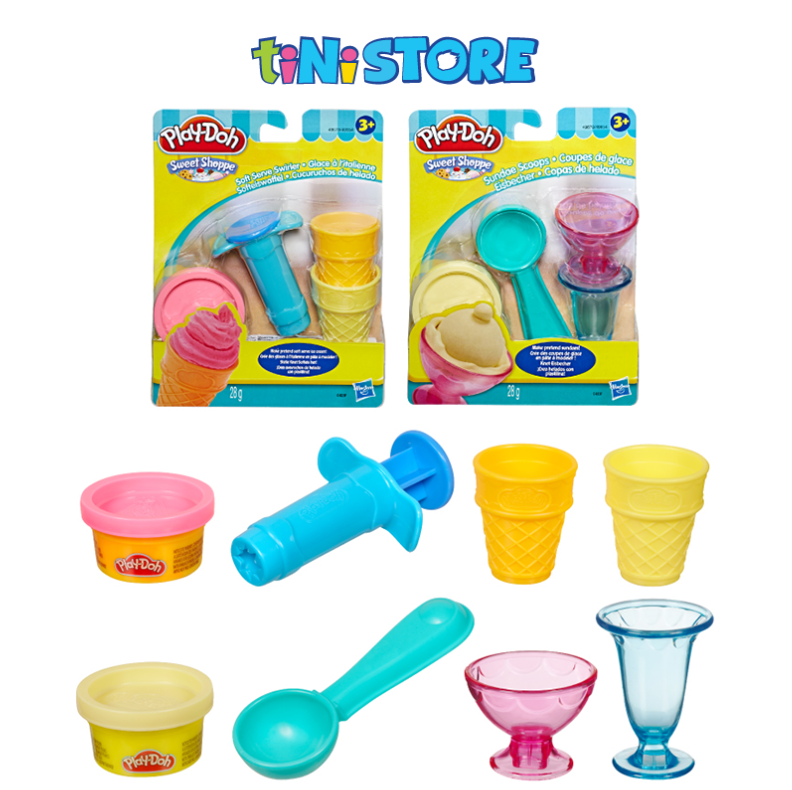 Bộ đồ chơi Hasbro đất nặn dụng cụ làm kem chocolate Play Doh 49685