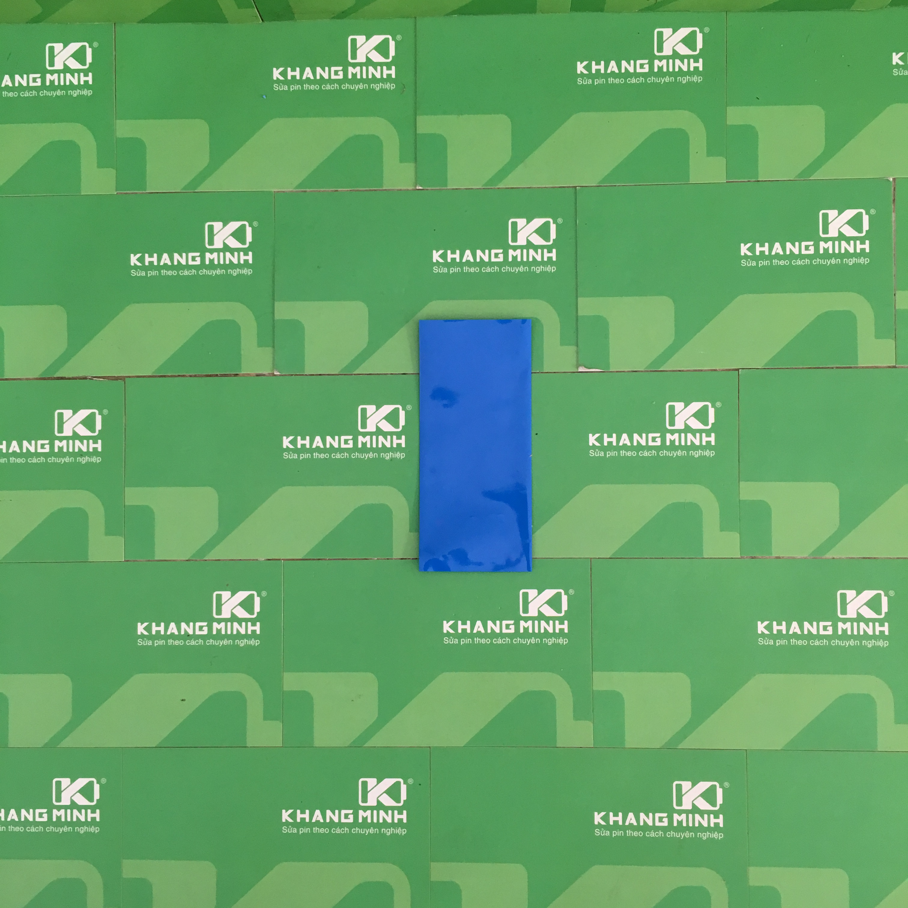 Màng co pvc vỏ bọc pin 18650 vỏ bọc pin 18650 xanh da trời