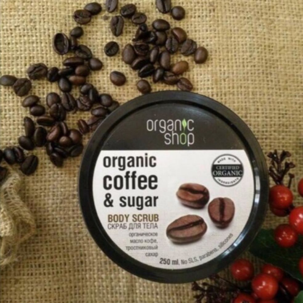 Muối tẩy tế bào chết Cà phê Organic hộp 250g