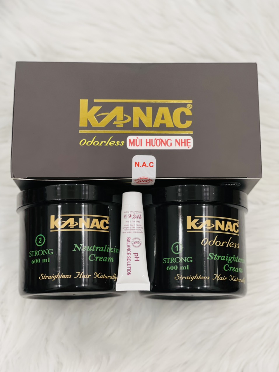 Kem Duỗi Tóc thẳng Mùi hương nhẹ KANAC – Phục hồi tóc hư tổn và cho tóc luôn bóng mượt sống động