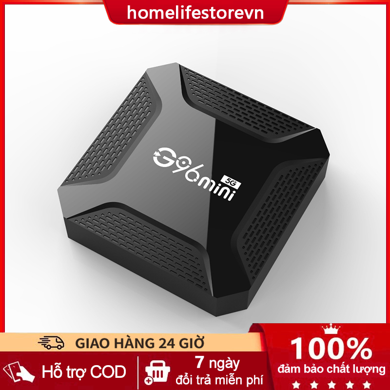 【Vận chuyển nhanh】Android TV box G96 Mini Ram 4G Rom 64GB ANROID 11.0 4K Amlogic G96 mini