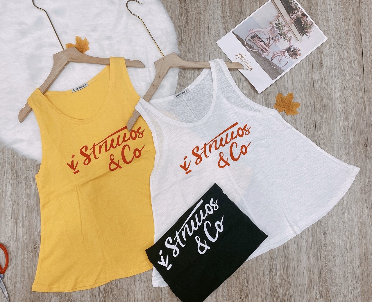 Áo Ba Lỗ In Chữ Siêu Đẹp, Áo Ba Lỗ Nữ Cá Tính, Áo Ba Lỗ Thun Giấy B0934