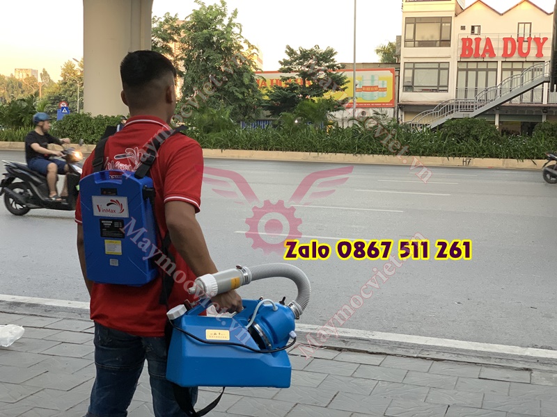 Máy phun thuốc chạy pin Turbo dạng sương