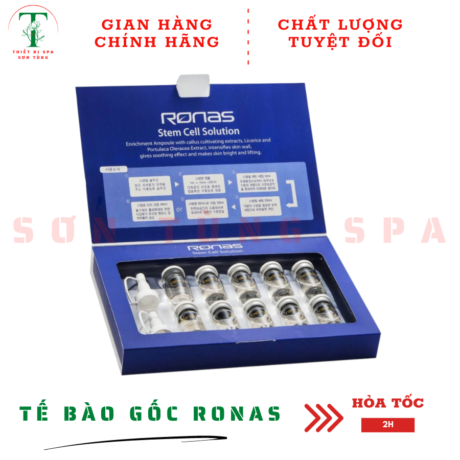 Tế bào gốc Ronas dưỡng phục hồi da dùng trong Spa, cá nhân