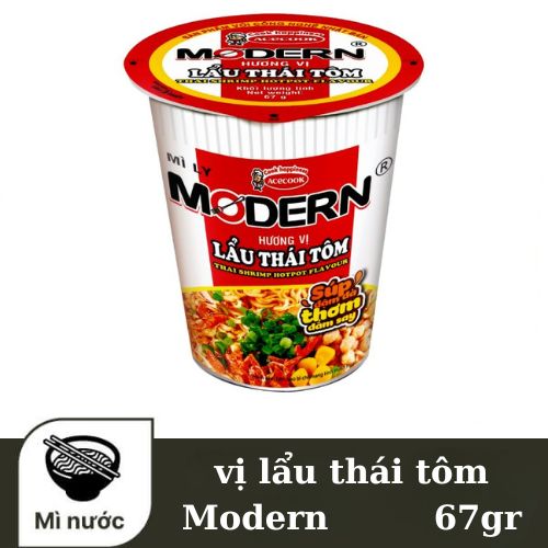Cb 12 ly mì modern lẩu thái tôm 67gr- 19138