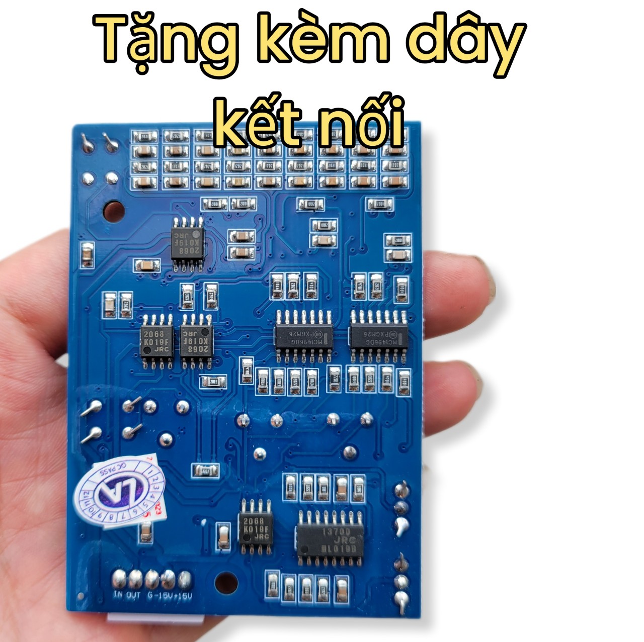 Bo chống hú mic ráp ampli mẫu mới nguồn đôi +-15v giảm hú đến 80%