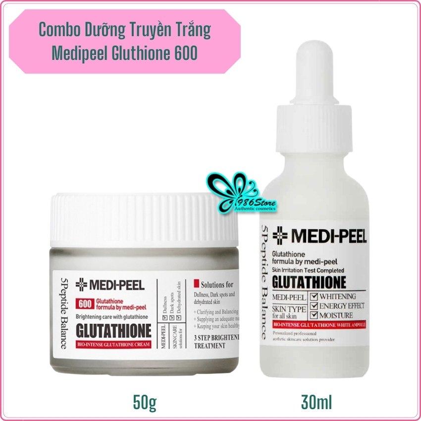 [Combo 2] Dưỡng Truyền Trắng Medipeel Gluthione 600