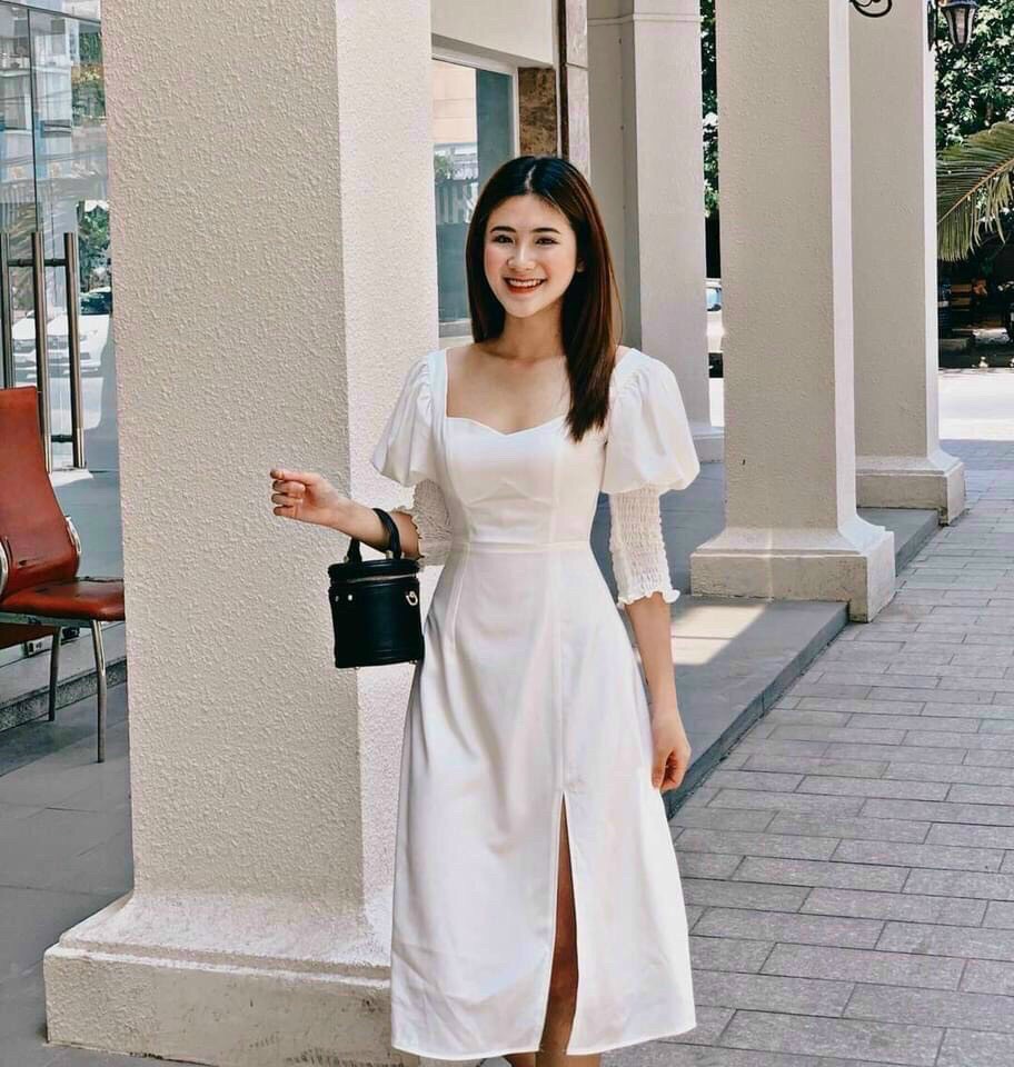 ✅Đầm maxi xẻ tà , chất iệu tốt, bền màu, mang lại cảm giác thoải mái cho người mặc, cam kết sản phẩm như hinh