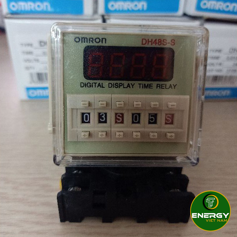 Rơ le thời gian luôn phiên dh48s-s 220v - thiết bị điện energy