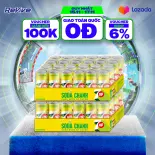 SALE 11.11-VC 12%] Combo 2 Thùng Nước Uống Có Gaz 7UP Soda Chanh Không Calo, Không Đường (320ml/lon)