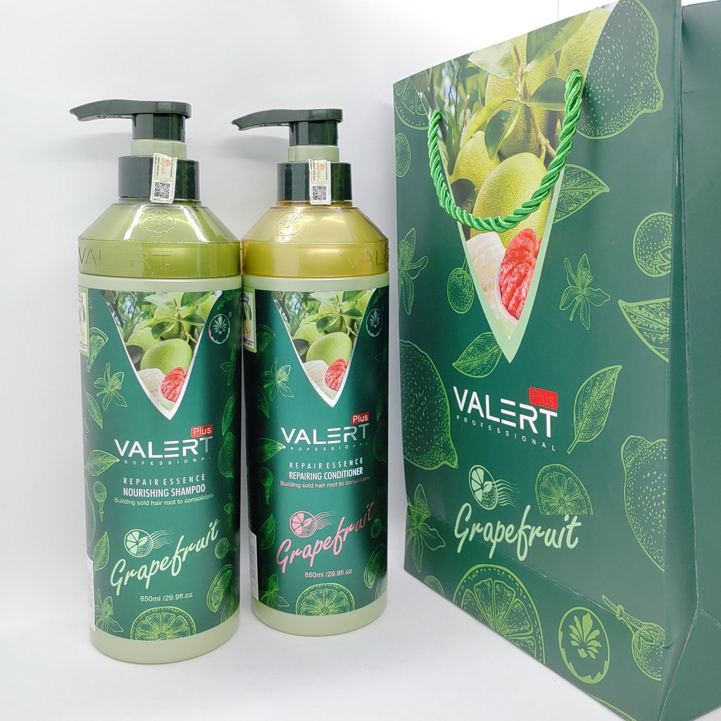 Bộ combo cặp dầu gội đầu chuẩn salon bưởi grapefruit plus 850ml*2 - giảm rụng tóc, phục hồi tóc khô xơ, hư tổn ❤❤❤❤❤❤