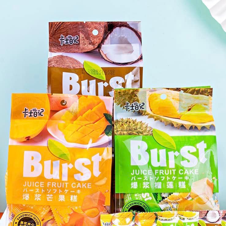 Kẹo dẻo nhân trái cây burst gói 358g siêu ngon