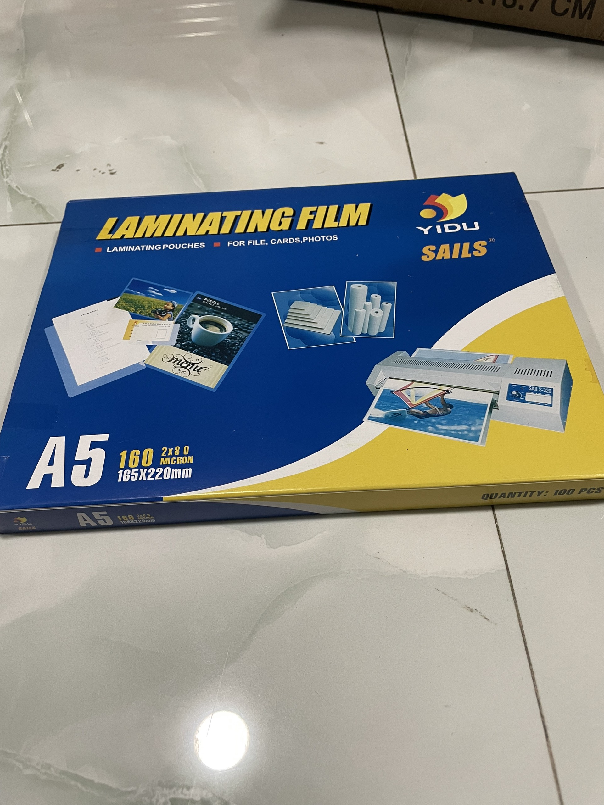 (1 Xấp) Màng Ép Plastic 80 Mic