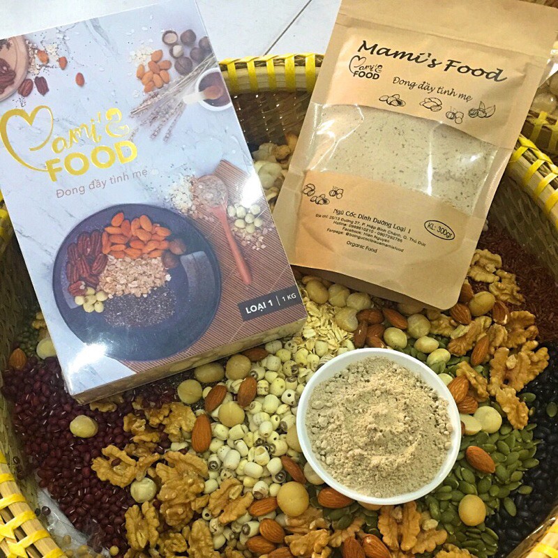 Ngũ cốc lợi sữa organic siêu nhiều hạt cao cấp mamis food| - - ngũ cốc 15 hạt