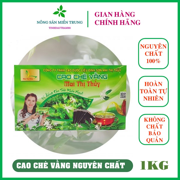 Cao chè vằng nguyên chất 1Kg [SẢN PHẨM OCOP 4*] Chè vằng Quảng Trị giúp giải nhiệt, mát gan, thanh lọc cơ thể, ổn định khí huyết hiệu quả