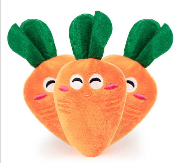 [HCM][Mua 1 Tặng 1] CÀ RỐT NHỒI BÔNG Đồ Chơi Chút Chít Cho Thú Cưng [ĐỒ CHƠI CHO THÚ CƯNG]