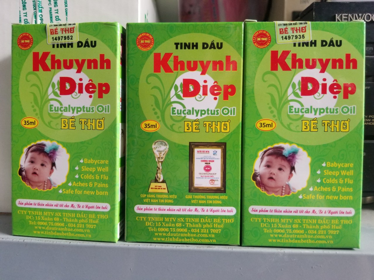 Dầu khuynh diệp bé thơ chai 35ml